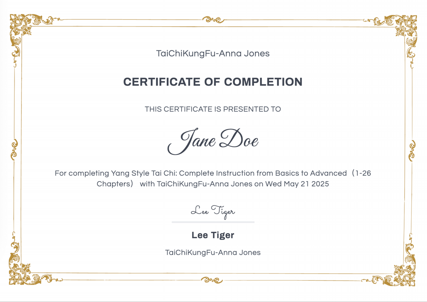 Yang Style Tai Chi: Complete Instruction from Basics to Advanced(1-26 Chapters)